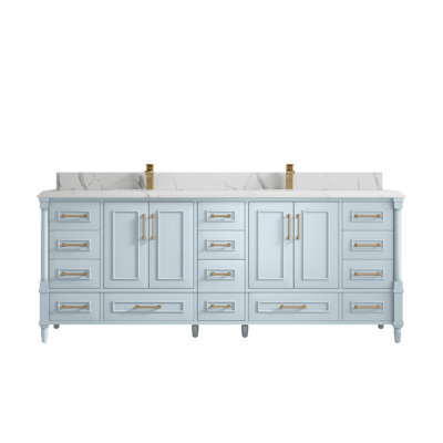 Aberdeen X P 22 po Meuble-lavabo double en D