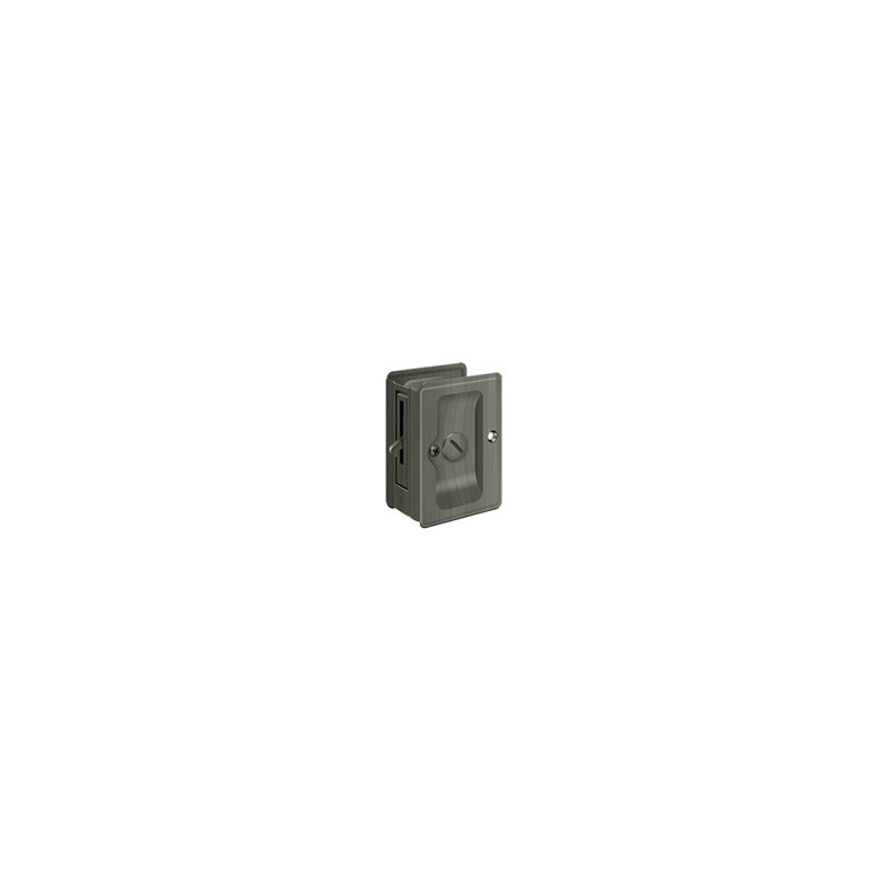Pocket Door Hardware, Antique Nickel