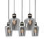 Vassar 5 - Light Black/Gold Jar Pendant