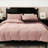 Jersey Knit Cotton Duvet Cover Set Gray Stripe King Size-121119416-105510096