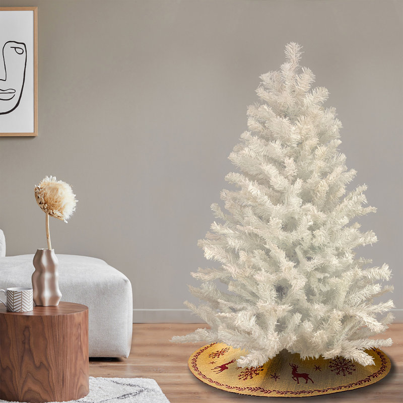 Arbre de Noël blanc 4 po
