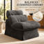 Upholstered 32.6 " Chenille Sofa-1446398912