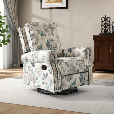 Antasia 34'' W Rocking Swivel Nursery Recliner