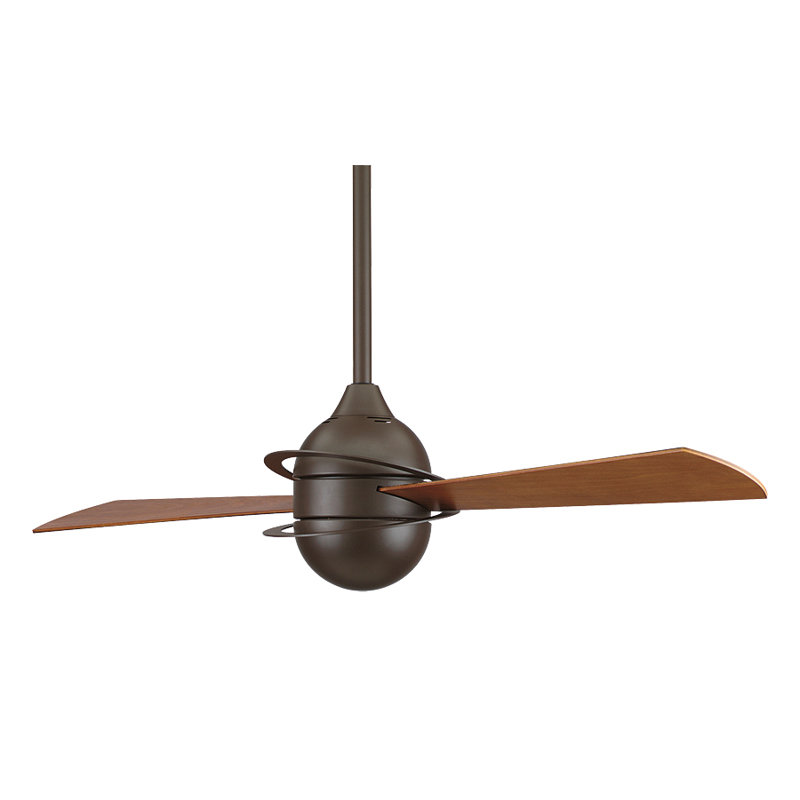 Kelsch 132cm Ceiling Fan with Light Kit, Oil Rubbed Bronze