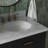 Chevron 61 Inch Double Oval Vanity Bathroom Vanity with Carrara White Marble Countertop 1.5 Inch in Black-2043848588-2043848589