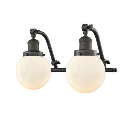 Éclairage de salle de bain à intensité variable 2 lumières Zarmayr