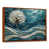 Brown Floater Framed Canvas