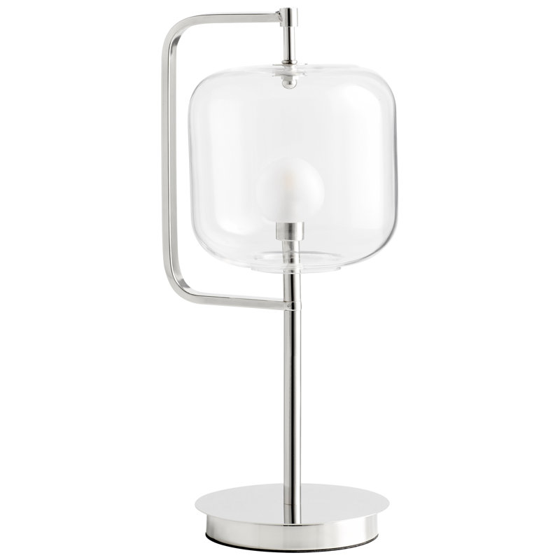Isotope Metal Table Lamp Lamp, Silver