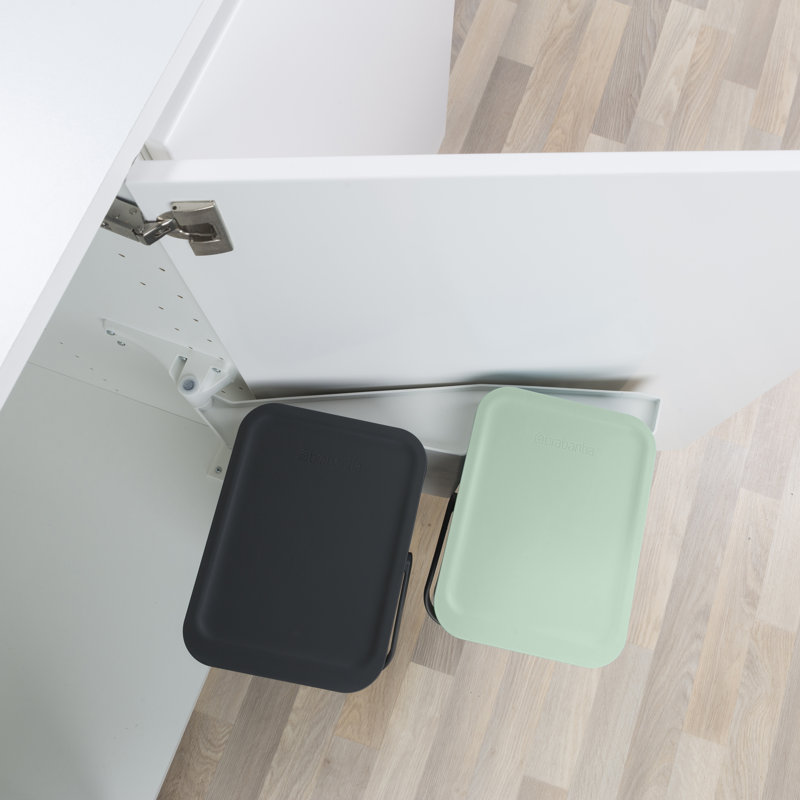 Ensemble de bacs de recyclage Sortia, 2 x 3,2 gallons