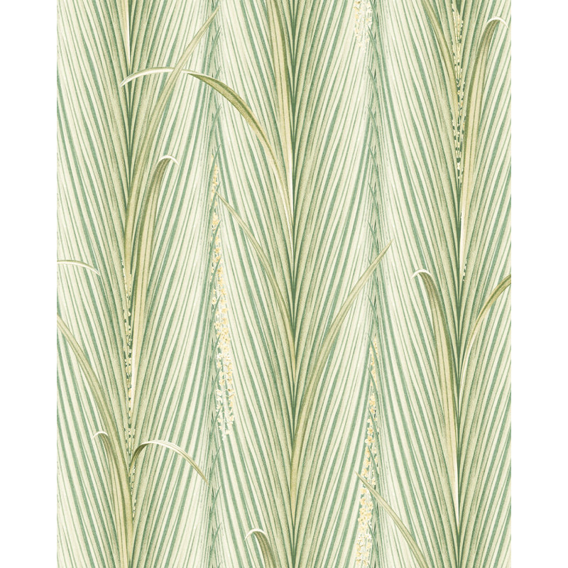 Wallpaper Roll, Green/Gray