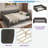 Upholstered Daybed With Usb And Slats Support-23460110