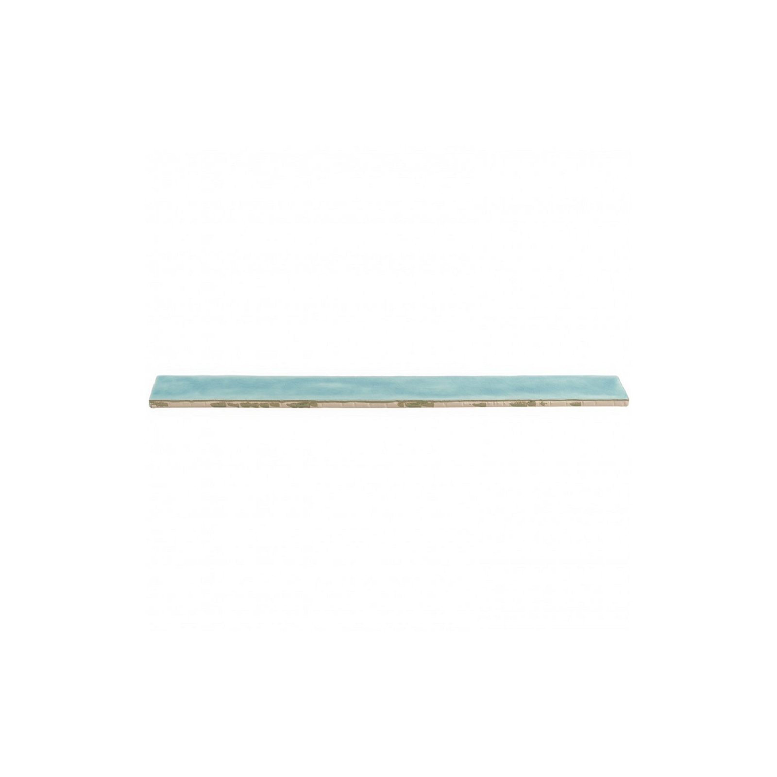Capetown 2" x 20" Crackled Ceramic Subway Wall Tile (20 pieces/ 5.38 sq. ft./ Case), Turquoise