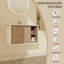 Ensemble de meuble-lavabo simple 30,03 po avec plateau en céramique Rehmati