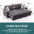 Maitilde Upholstered 83'' Sleeper Sofa-501397158