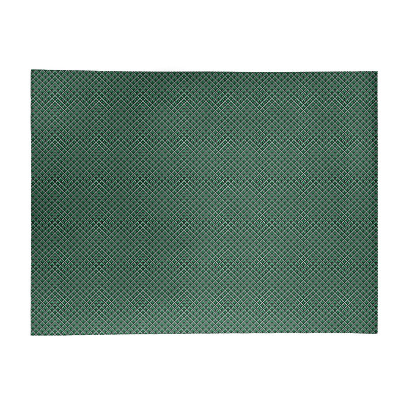 Tapis de zone verte dégradé à géométrie reverse, Rectangle 8 pi x 10 pi