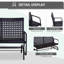 Fauteuil oscillant ergonomique à haut dossier