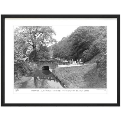 Darwen, Sunnyhurst Wood, Huntington Bridge C1950 - Single Picture Frame Print