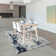 Doland Area Rug Ivory Blue
