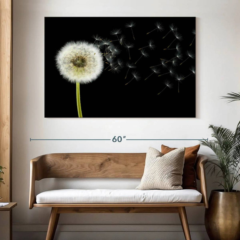 Harnek Fluffy Dandelion, 34" H x 51" W