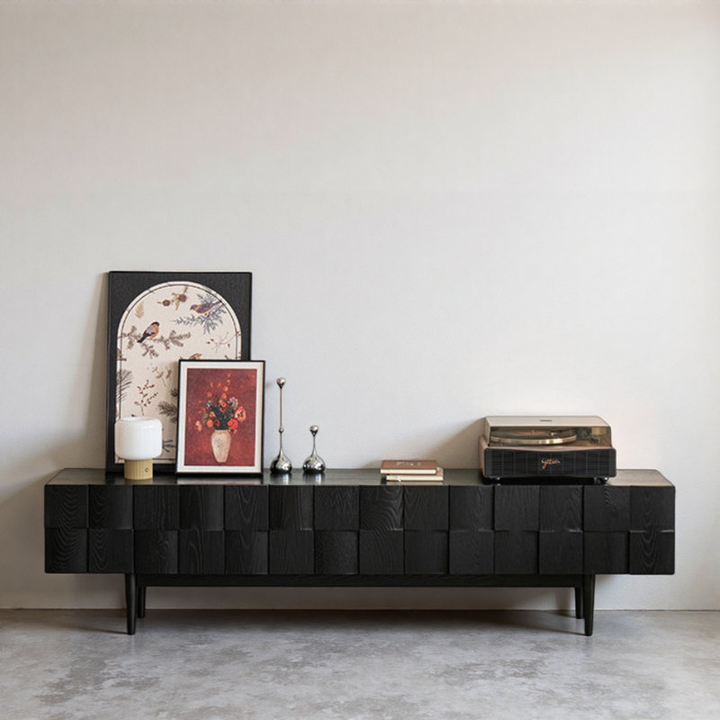 Black Creative TV Stand
