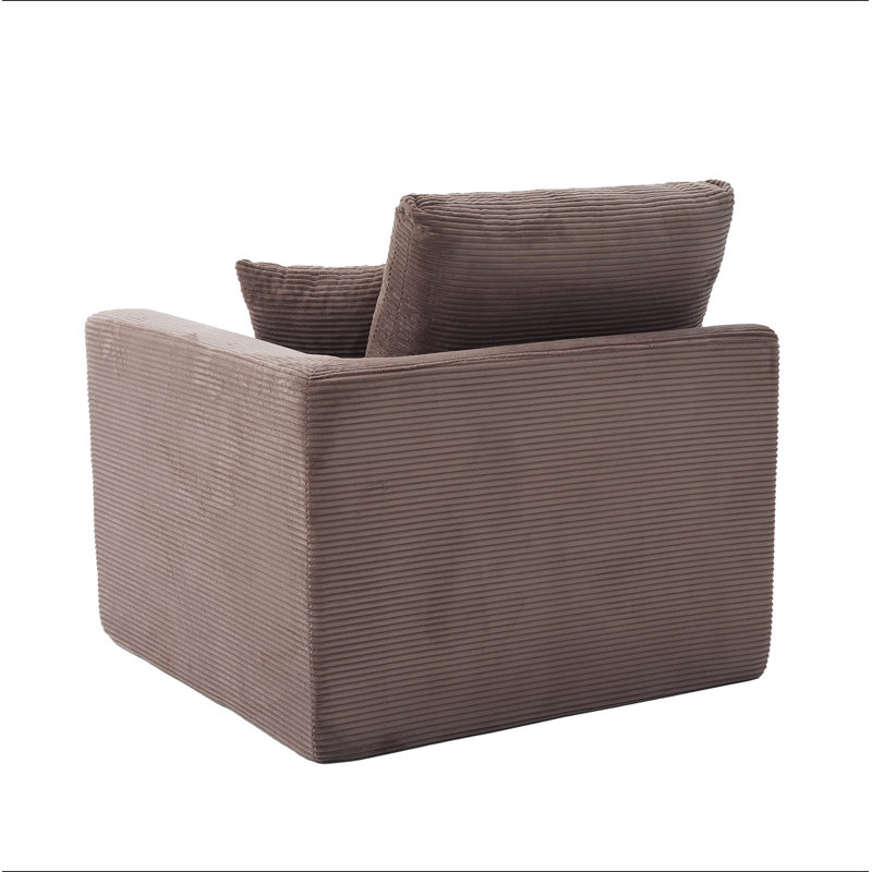 Canapé modulaire modulaire Cloud, canapé Comfy Cloud Modern, 2 places avec housses de coussin, meubles amovibles pour salon, chambre à coucher, appartements, dortoirs, sans assemblage requis