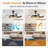 41.7'' Natural LED Globe Ceiling Fan Light Kit