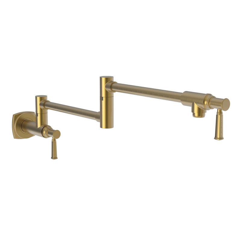 Zemora Wall Mount Pot Filler, Satin Bronze (PVD)