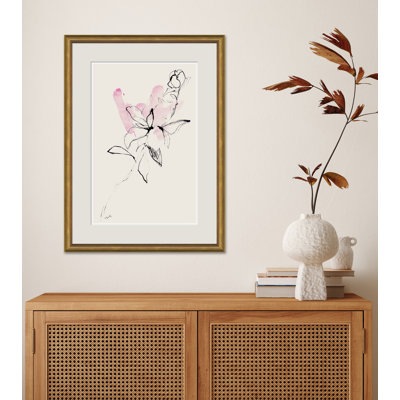 A Study In Pink " A Study In Pink I " by Yuki Osada Painting Print