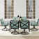 Halles Rectangular 6 - Person 60'' Long Dining Set with Cushions