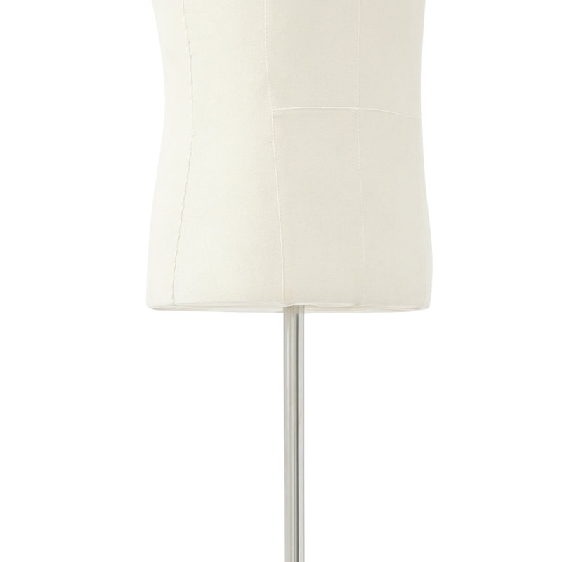 Freestanding Dress Form, White