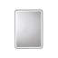 Metal Flat Mirror with Shelves