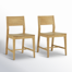 Beechgrove 18.5'' H Oak Solid Wood Side Chair