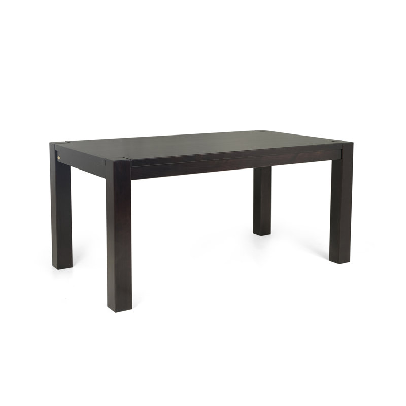 Ponston Pine Solid Wood Dining Table, Espresso