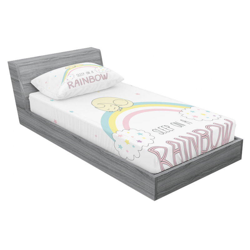 Microfiber Sheet Set, Twin Sheet Set with Fitted Sheet