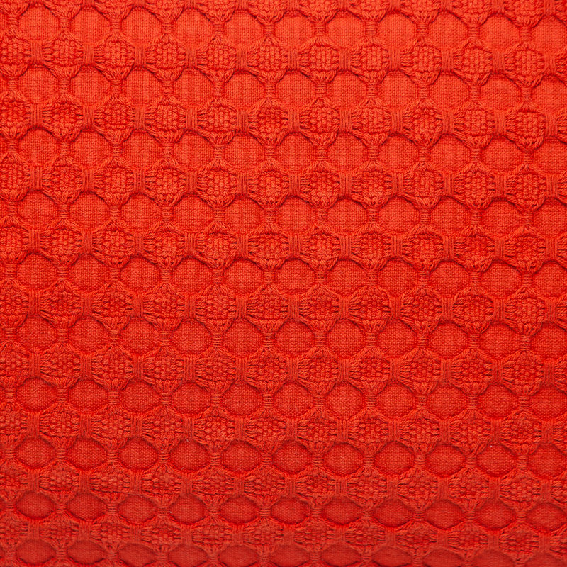 Parkland Collection Transitional Solid Orange 14" x 26" Pillow, Orange