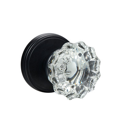 Retro Elegant Series Crystal Privacy Door Knobs