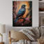 Corbeau obsidien animal II, impression sur bois-1469049333