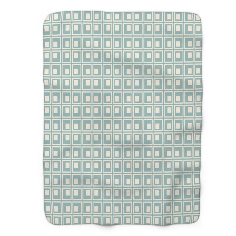 Green Boho - couverture de qualité supérieure 1 pièce, Grand lit
