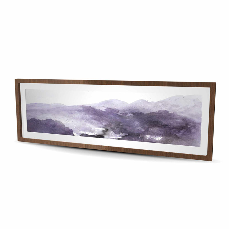 Nuage mauve | Décoration contemporaine encadrée