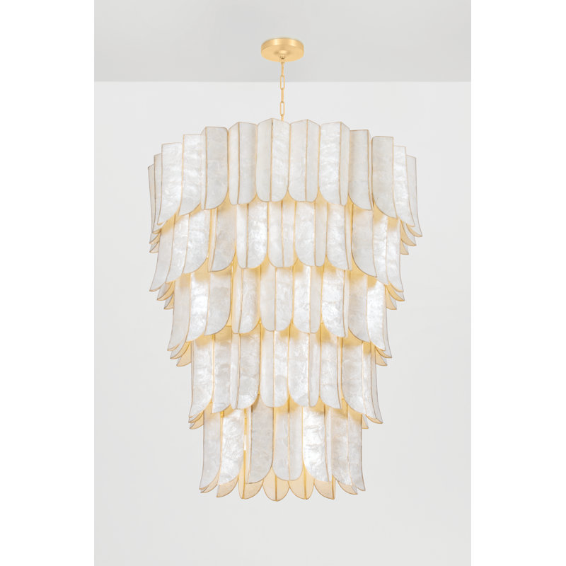 Lustre à 7 niveaux en fer Cartagena, 5 étages