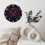 Horloge de style néon