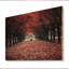 Arbre rouge et gris Solitude III sur bois-741648102