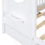 Lit simple en bois avec lit gigogne, conception moderne pour tablettes de nuit avec petite papeterie et décorations-1747312033-1747312032