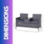 Solid Wood Outdoor Bench