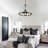 Tyleshia 6 - Light 23" in Dimmable Modern Industrial Sputnik Round Chandelier for Kitchen Island Living Room-902883165