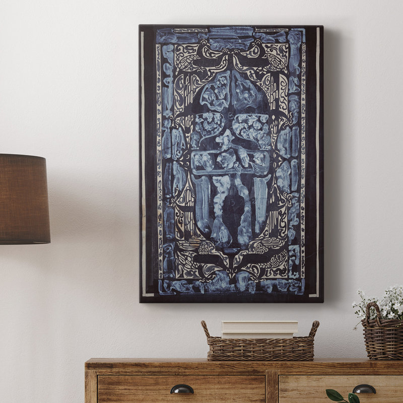 Reproduction abstraite rétro CLX III - galerie Cavas, H 36 po x l 24 po