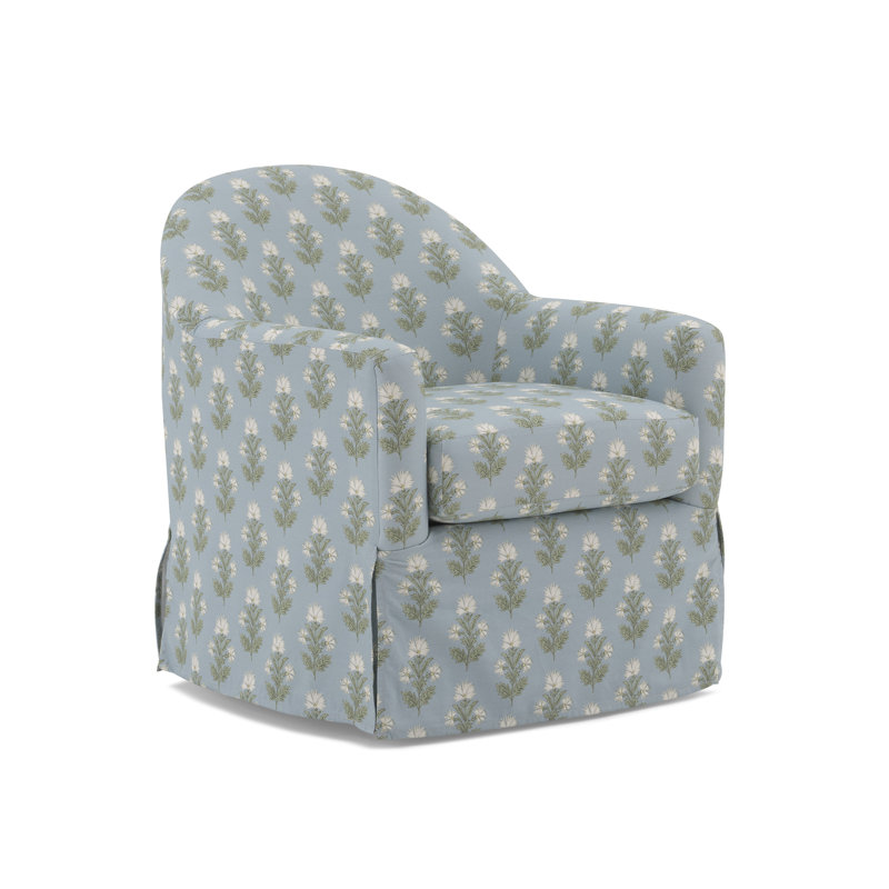 Fauteuil pivotant Meg, Bleu