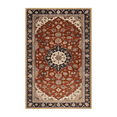 Machine Washable Persian Brown Area Ru