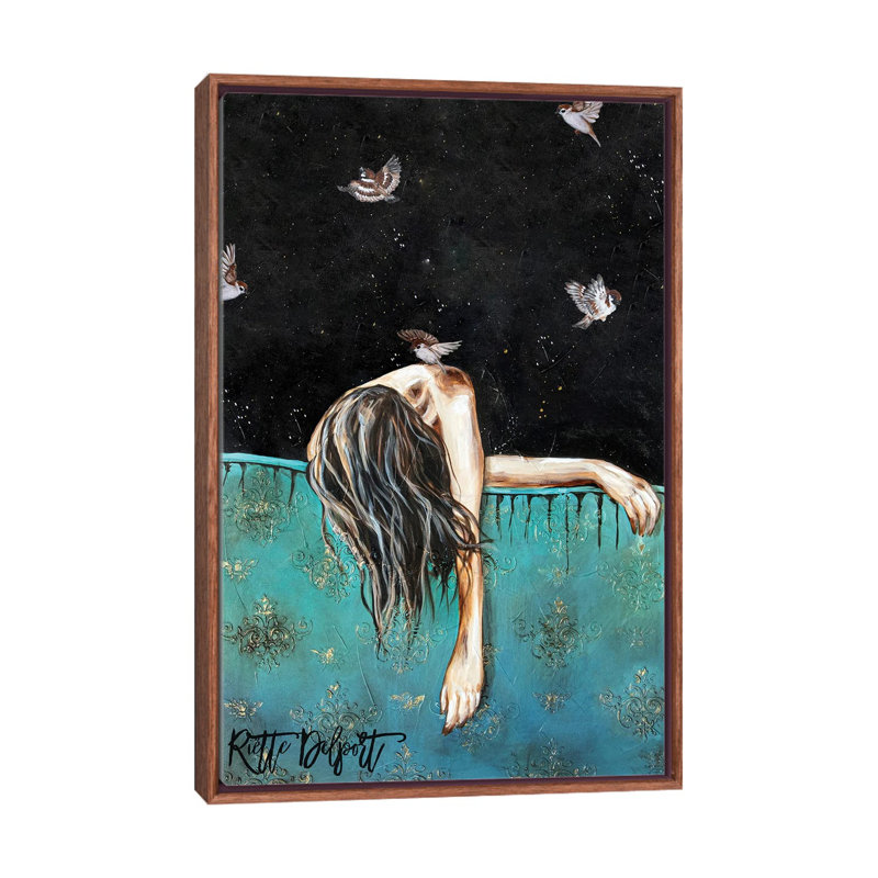 «You Are Brave», reproduction d'art sur toile encadrée, H 48 po x l 32 po, Impression sur toile flottante sans passe-partout