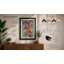 Autumn Leaves Falling Botanical - Framed Print-994414195-994414197